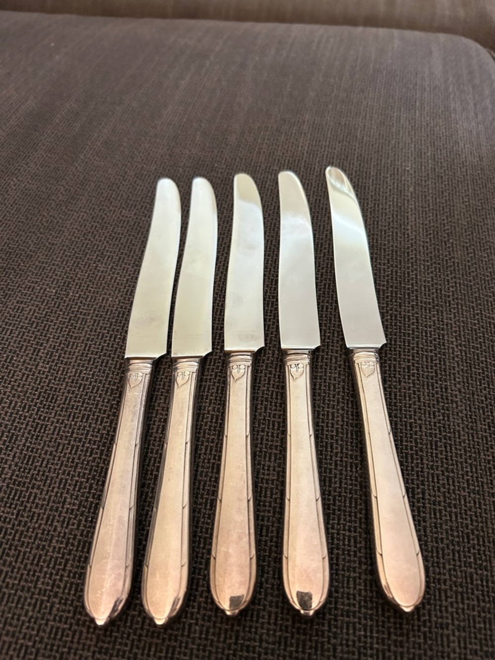 Set of 5 Vintage.Community Oneida Stainless Dinner Knives - Silver